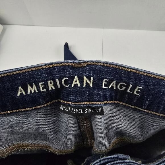 American Eagle Super hi-rise flare‎ 6 regular denim womens 5094 - Picture 10 of 13